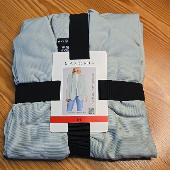Max & Mia Drape Front Cardigan - Picture 1 of 3